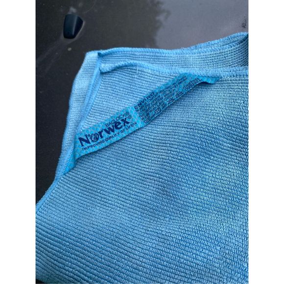 NORWEX Mop System w/ 3 used Pads 5 Hand cloth for window polish 2 enviro 1 fruit - Picture 9 of 16